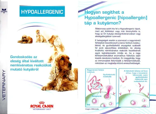 Royal Canin Hypoallergenic (kutya) – termékismertető, 1. oldal