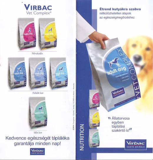 Virbac Vet Complex adult dog (kutya) – termékismertető, 1. oldal