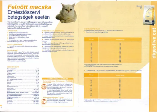 Virbac Vet Complex digestive cat (macska) – termékismertető, 1. oldal